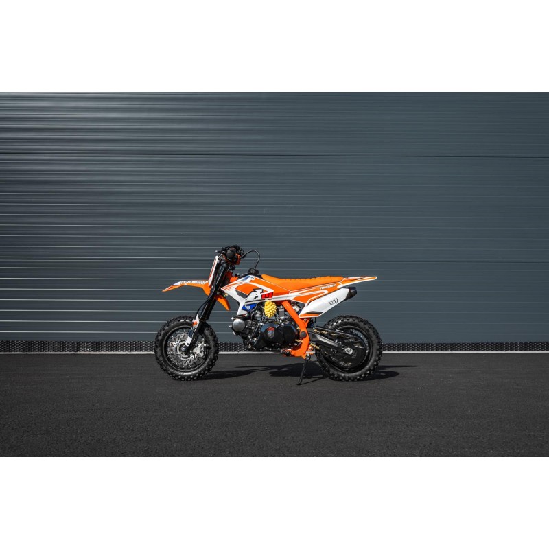 Pitbike Leramotors by APOLLO THUNDER 70cc 10/10 Automat E-Start Oranžová