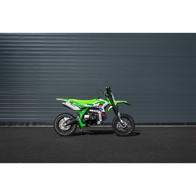 Pitbike Leramotors by APOLLO THUNDER 70cc 10/10 Automat E-Start Zelená
