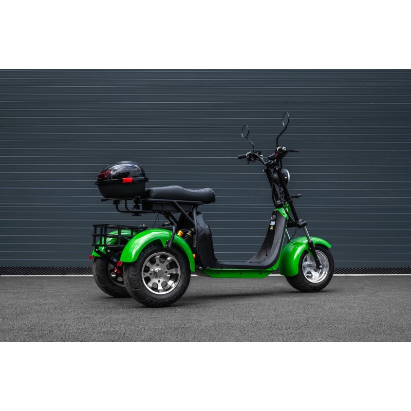 Elektrická tříkolka Leramotors Scooters C5 2000W Zelená