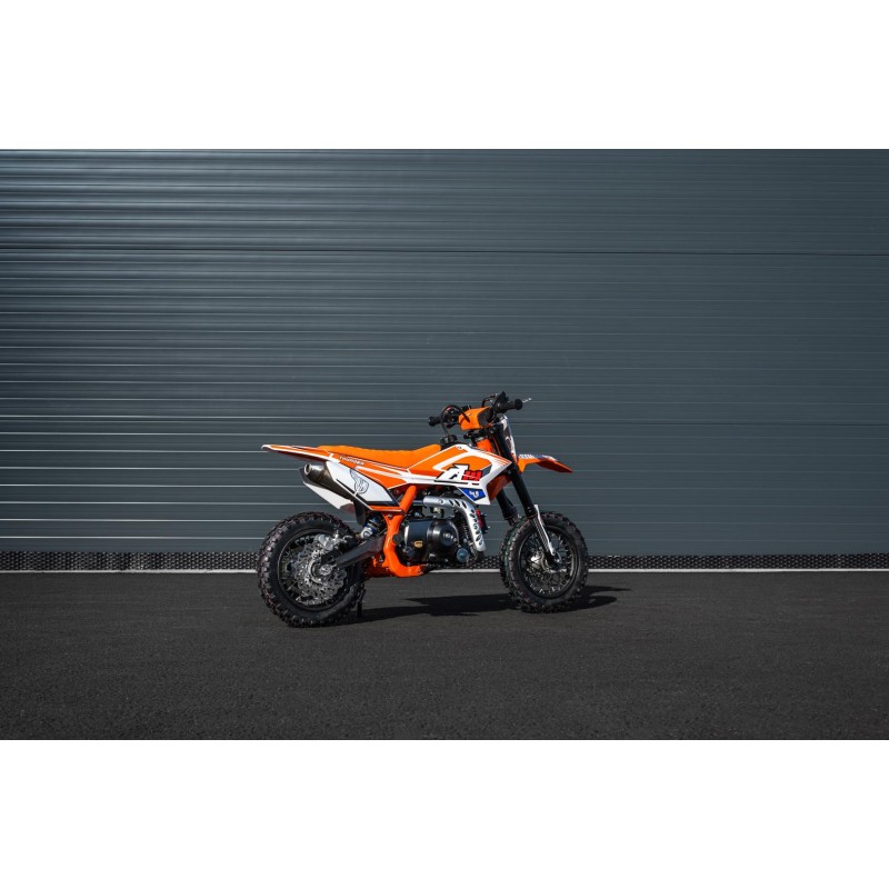 Pitbike Leramotors by APOLLO THUNDER 70cc 10/10 Automat E-Start Oranžová