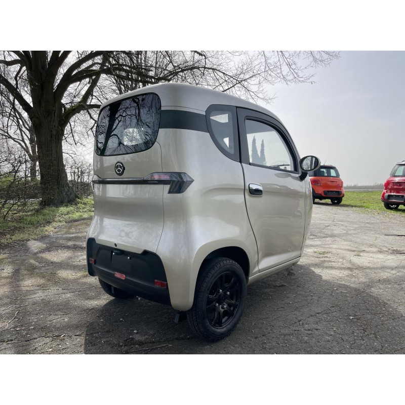 Elektromobil - Elektrická tříkolka Leramotors E3 Zlatá LiFePO4 100AH