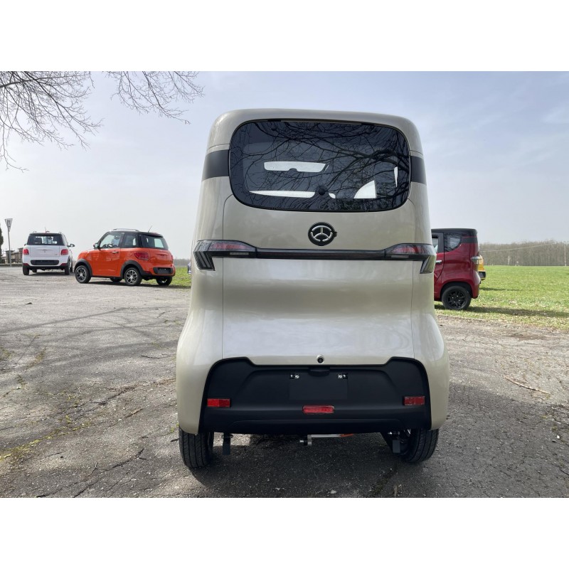 Elektromobil - Elektrická tříkolka Leramotors E3 Zlatá LiFePO4 100AH