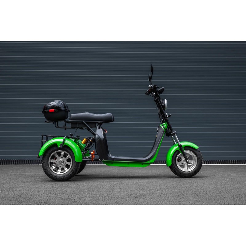 Elektrická tříkolka Leramotors Scooters C5 2000W Zelená