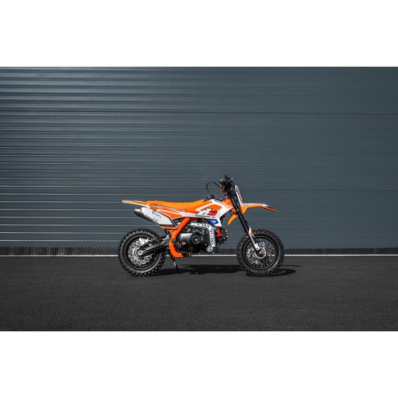 Pitbike Leramotors by APOLLO THUNDER 70cc 10/10 Automat E-Start Oranžová