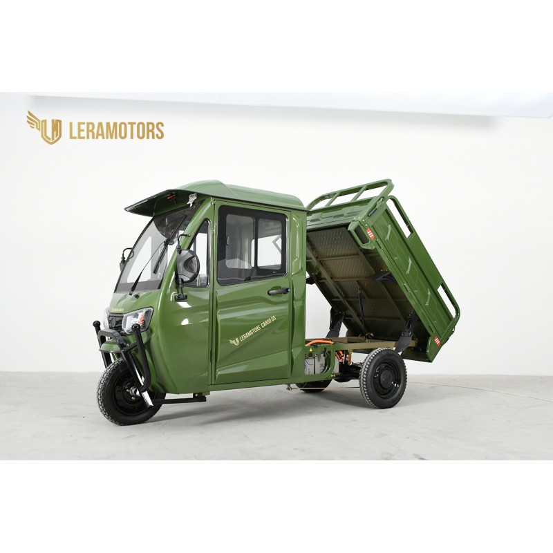 Elektrická tříkolka Leramotors tuk tuk Cargo G5 2000W COC Zelená – detail 5