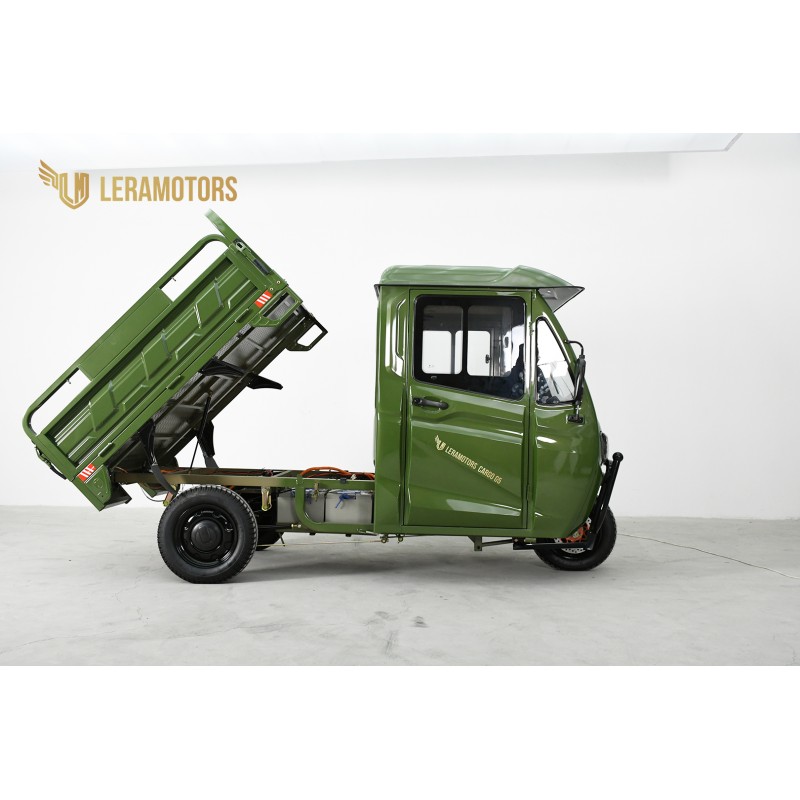 Elektrická tříkolka Leramotors tuk tuk Cargo G5 2000W COC Zelená – detail 7