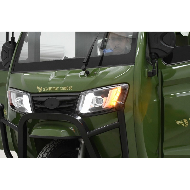 Elektrická tříkolka Leramotors tuk tuk Cargo G5 2000W COC Zelená – detail 14