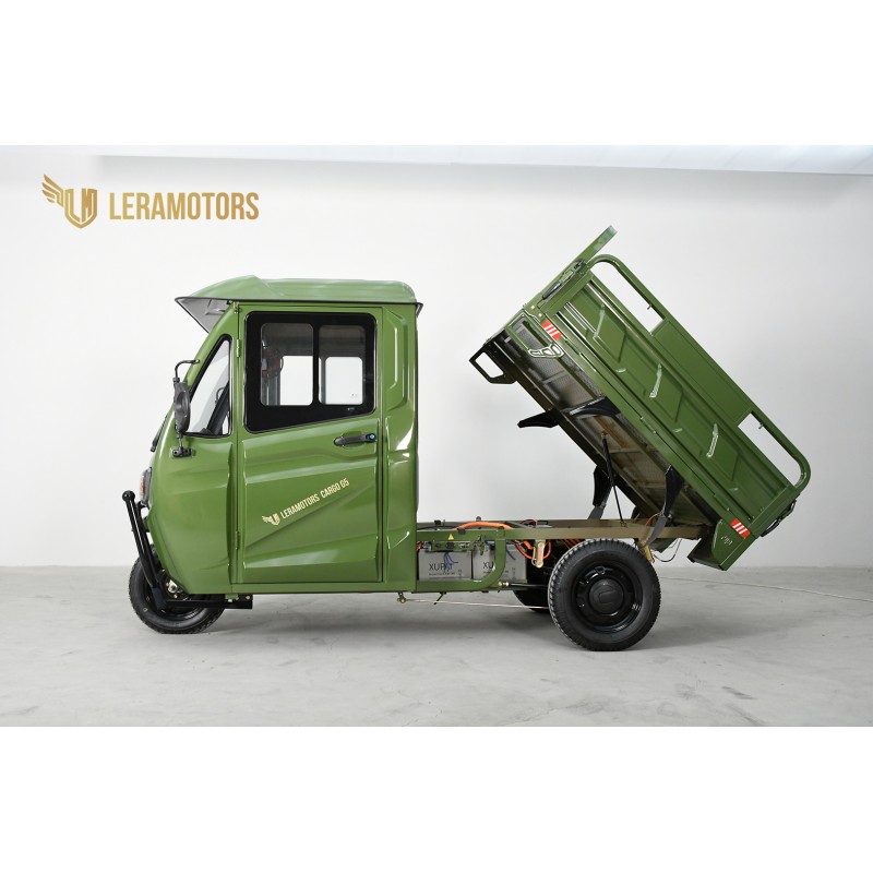 Elektrická tříkolka Leramotors tuk tuk Cargo G5 2000W COC Zelená – detail 3