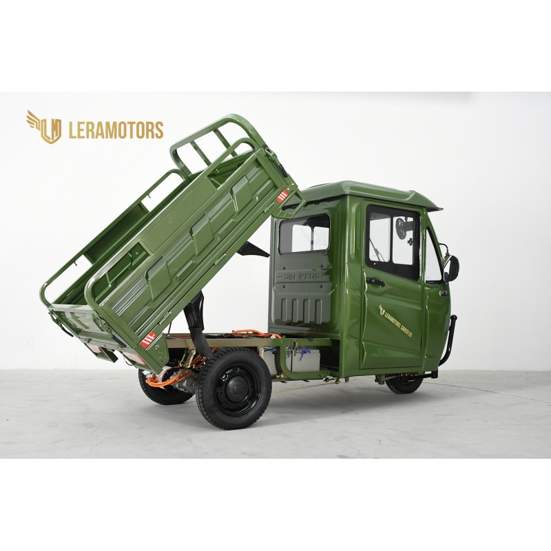 Elektrická tříkolka Leramotors tuk tuk Cargo G5 2000W COC Zelená – detail 11