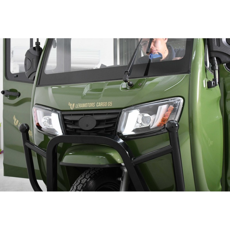 Elektrická tříkolka Leramotors tuk tuk Cargo G5 2000W COC Zelená – detail 13