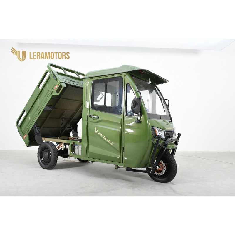 Elektrická tříkolka Leramotors tuk tuk Cargo G5 2000W COC Zelená – detail 1