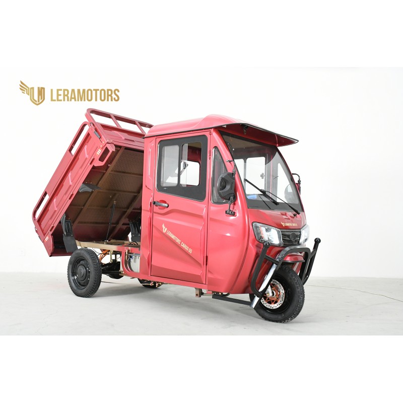 Elektrická tříkolka Leramotors tuk tuk Cargo G5 2000W COC Červená – detail 6
