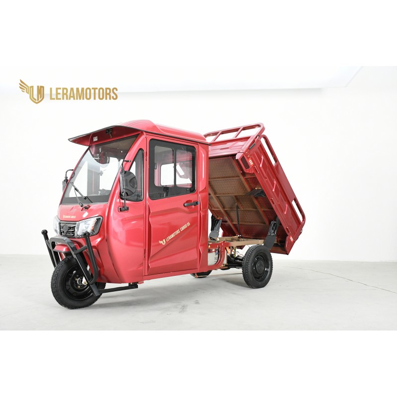 Elektrická tříkolka Leramotors tuk tuk Cargo G5 2000W COC Červená – detail 2