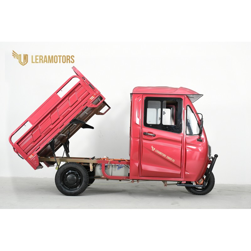 Elektrická tříkolka Leramotors tuk tuk Cargo G5 2000W COC Červená – detail 5