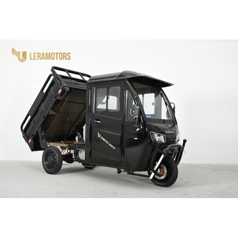 Elektrická tříkolka Leramotors tuk tuk Cargo G5 2000W COC Černá – detail 1