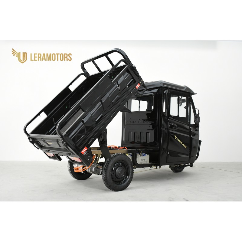 Elektrická tříkolka Leramotors tuk tuk Cargo G5 2000W COC Černá – detail 3
