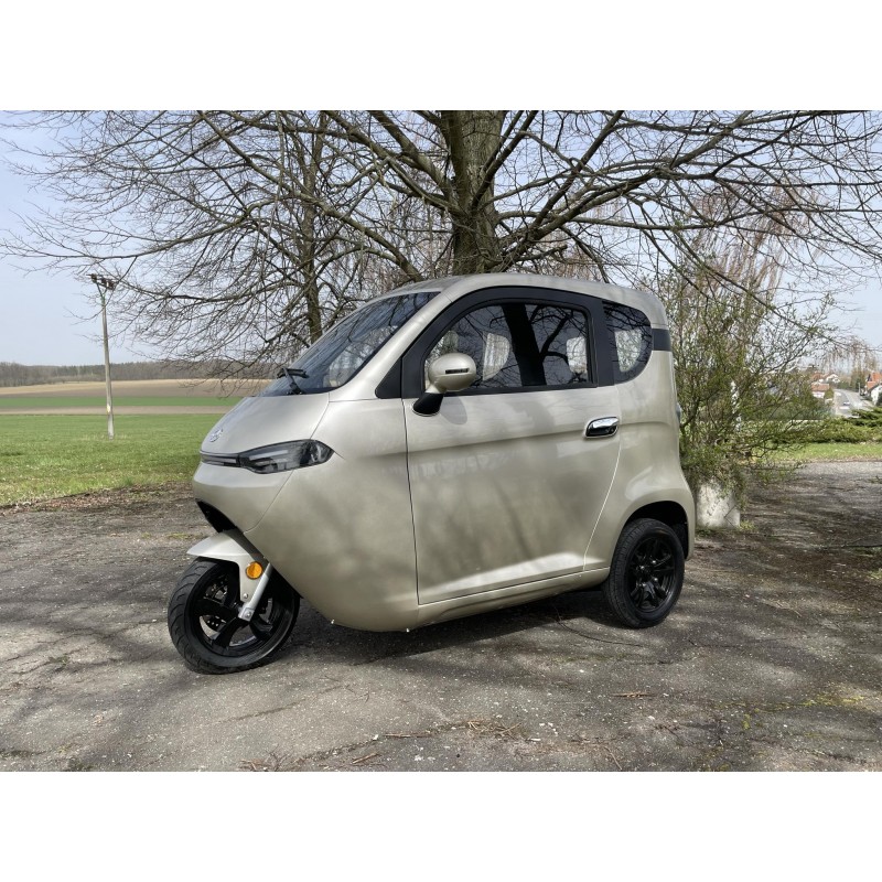 Elektromobil - Elektrická tříkolka Leramotors E3 Zlatá LiFePO4 100AH