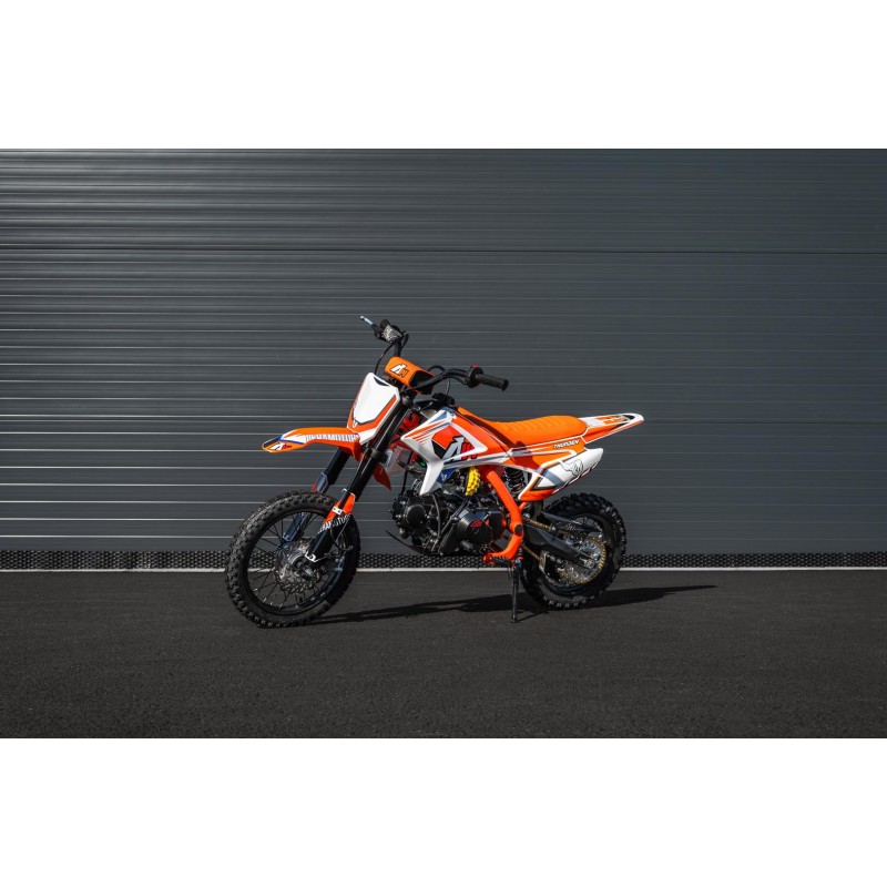Pitbike Leramotors By Apollo THUNDER 125 poloautomat 14/12 E-Start Oranžová
