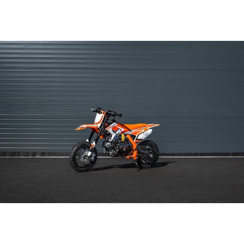 Pitbike Leramotors by APOLLO THUNDER 70cc 10/10 Automat E-Start Oranžová