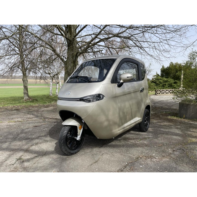 Elektromobil - Elektrická tříkolka Leramotors E3 Zlatá LiFePO4 100AH