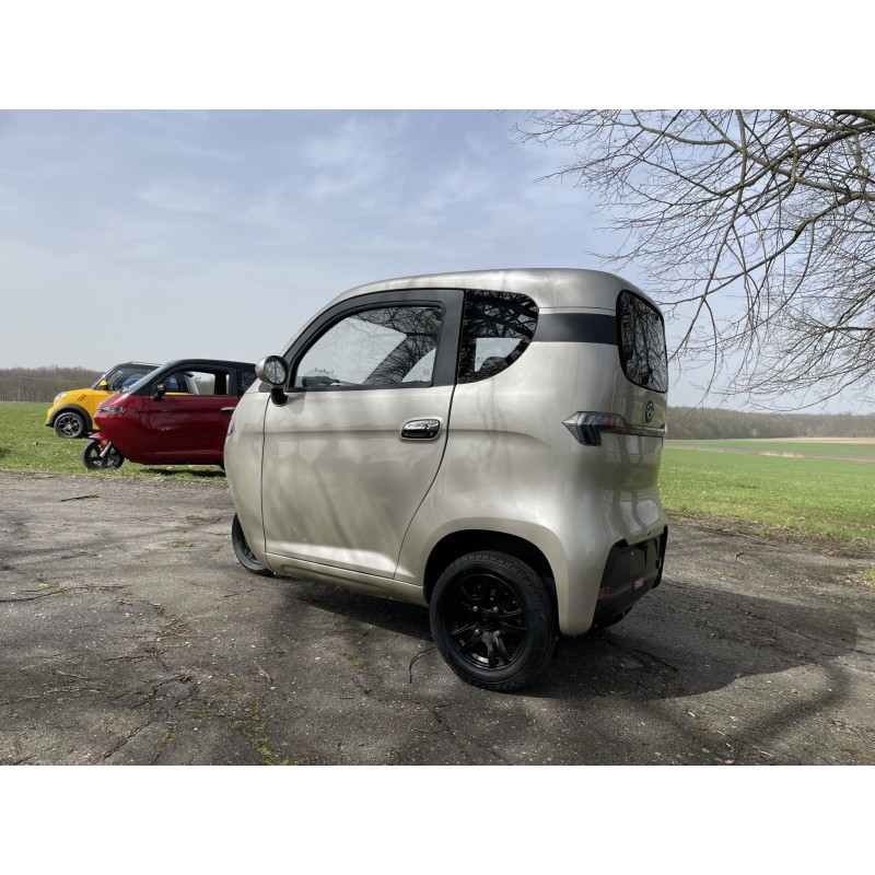 Elektromobil - Elektrická tříkolka Leramotors E3 Zlatá LiFePO4 100AH