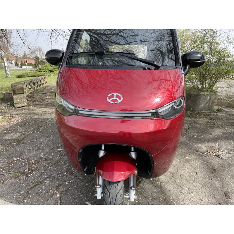 Elektromobil - Elektrická tříkolka Leramotors E3 Červená Limited LiFePO4 100AH