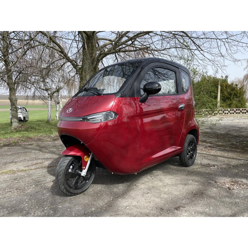 Elektromobil - Elektrická tříkolka Leramotors E3 Červená Limited LiFePO4 100AH