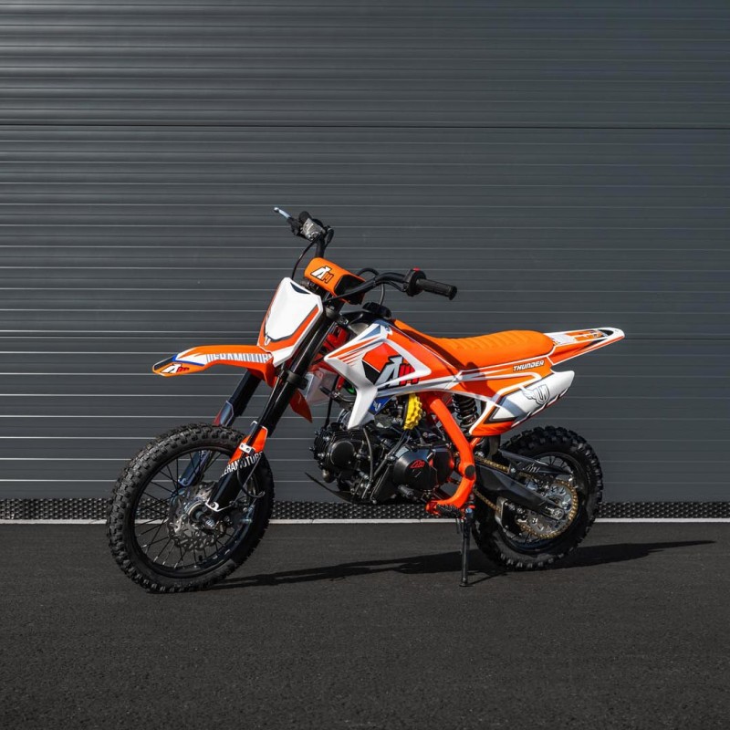 Pitbike Leramotors By Apollo THUNDER 125 poloautomat 14/12 E-Start Oranžová